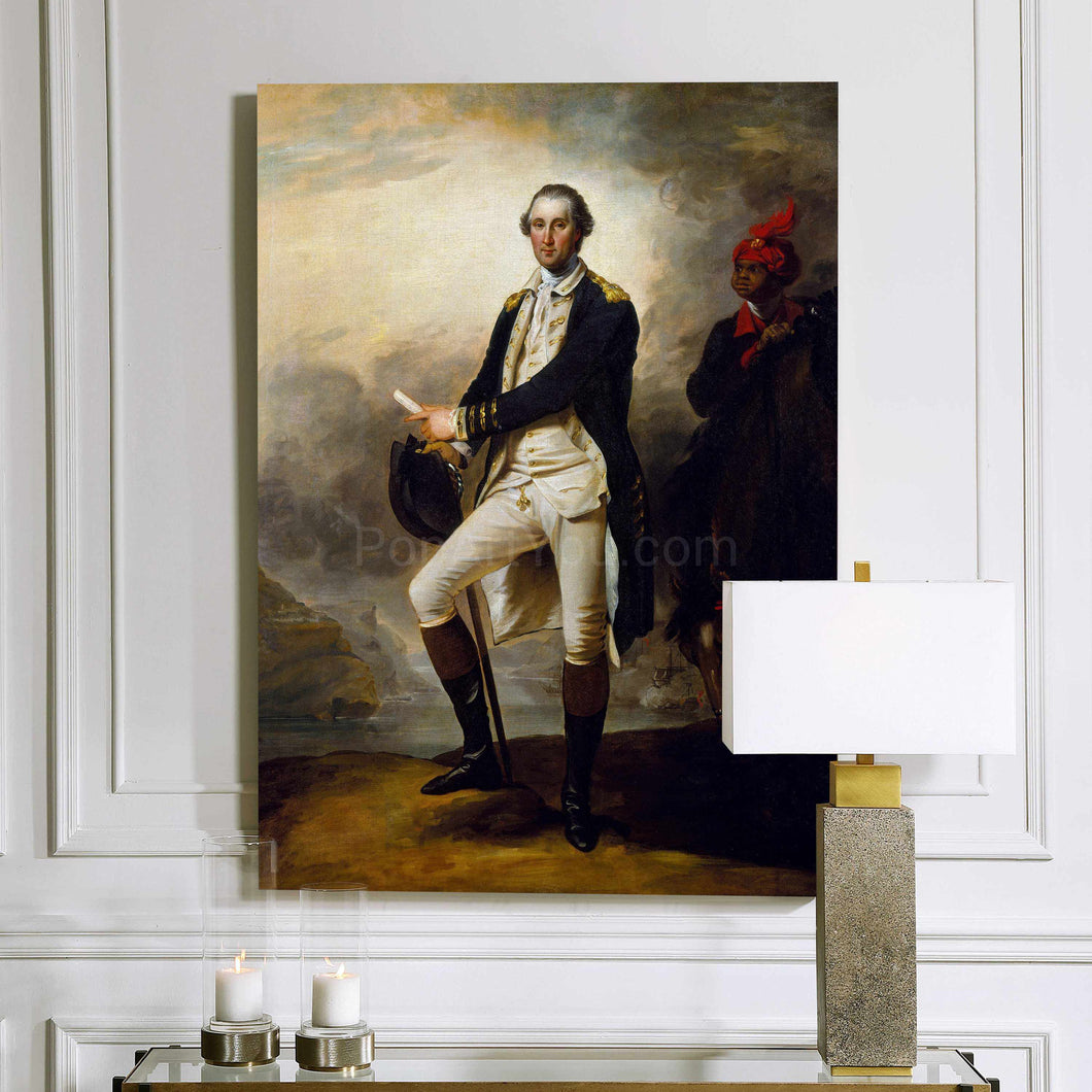 George Washington, 1780 personalized male portrait – PopArtYouShop