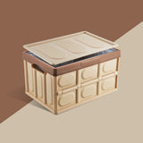 Tan Backup storage box storage car folding storage box