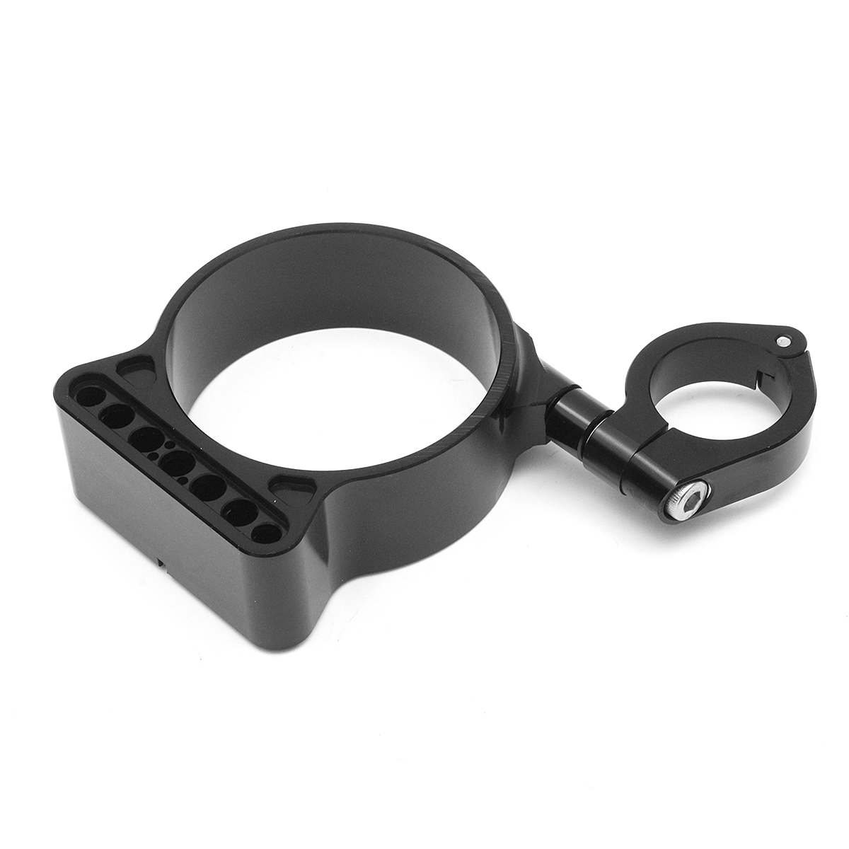 Soporte de reubicación de montaje negro de 39 mm para Harley Sportster XL 883 1200 48