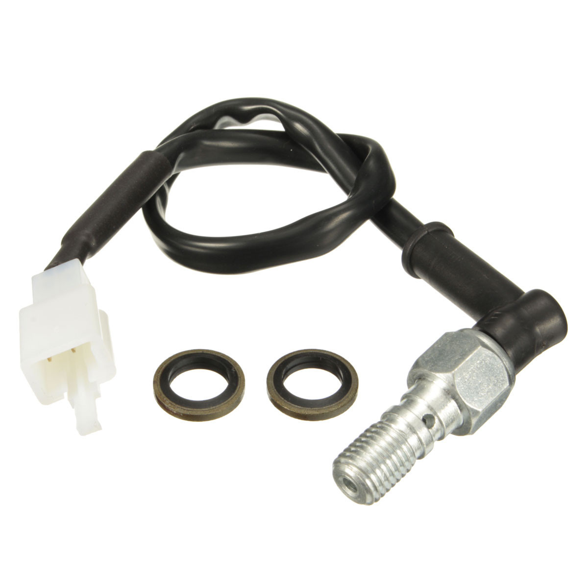 Interruptor de luz de presión de freno de perno Banjo hidráulico para bicicleta de motocicleta M10 X 1,25 Mm