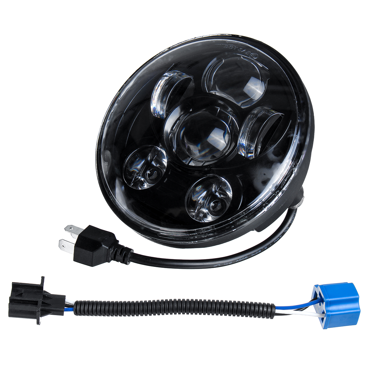 Faros delanteros LED para motocicleta H4 H13 de 5,75 pulgadas, proyector sellado, lámpara de cabeza de haz Hi-Lo para Harley