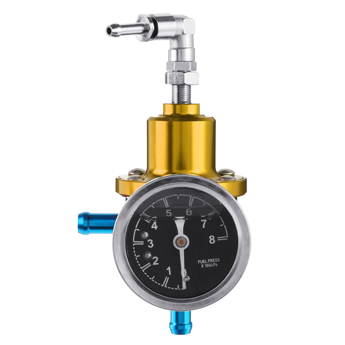 Regulador de presión ajustable de combustible para automóvil universal 8 kg / cm² con juego de kit de indicador de aceite Kpa
