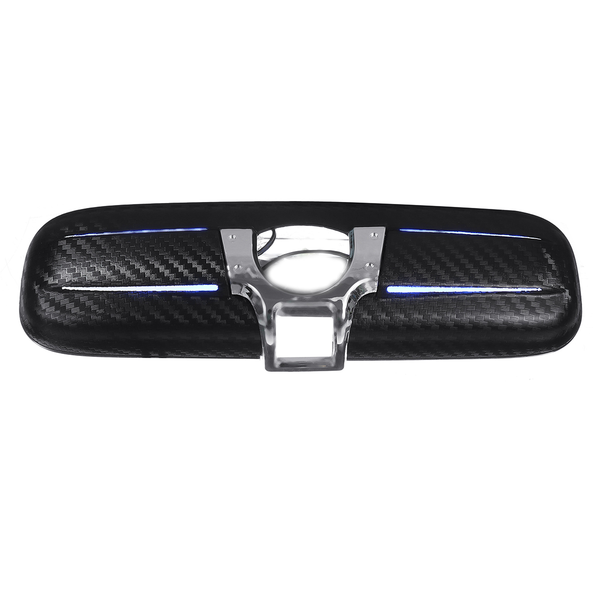Carbon-Faser-Optik-Auto-Innenspiegel-Abdeckung mit blauem Licht für HONDA CIVIC CRV ODYSSEY