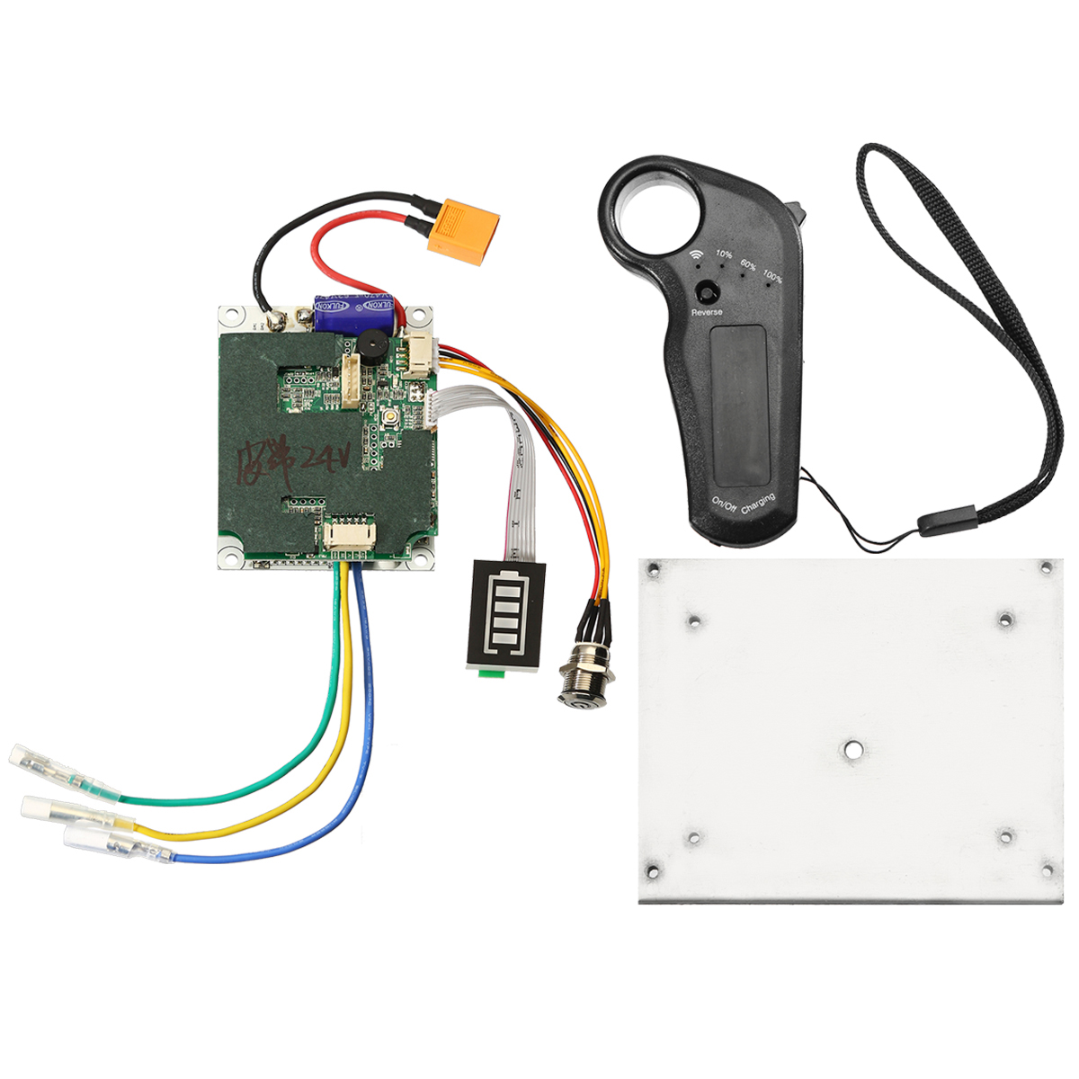 Controlador de sistema eléctrico de Motor de correa única de 24/36V, controlador de monopatín no inductivo Longboard