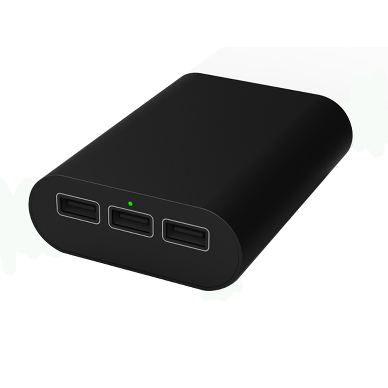 KFZ-Ladegerät 3 Port Fahrzeugadapter für Iphone Ipad Mobile Samsung Mp4 GPS 2.4A 36W Intelligen