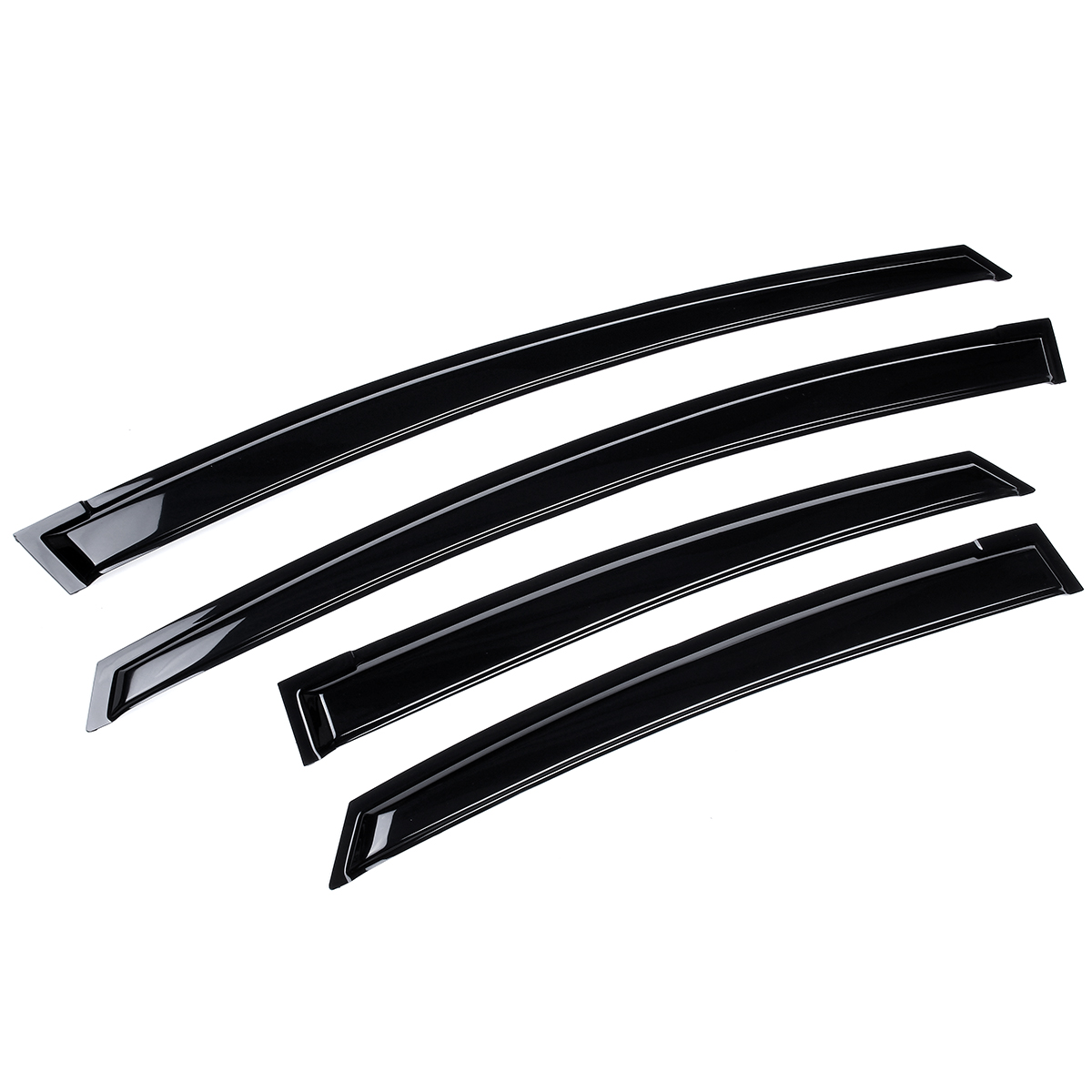 4Pcs for TOYOTA PRIUS 3Rd ZVW35 2010-2015 Plastic Exterior Visor Vent Shades Window Sun Rain Guard Deflector