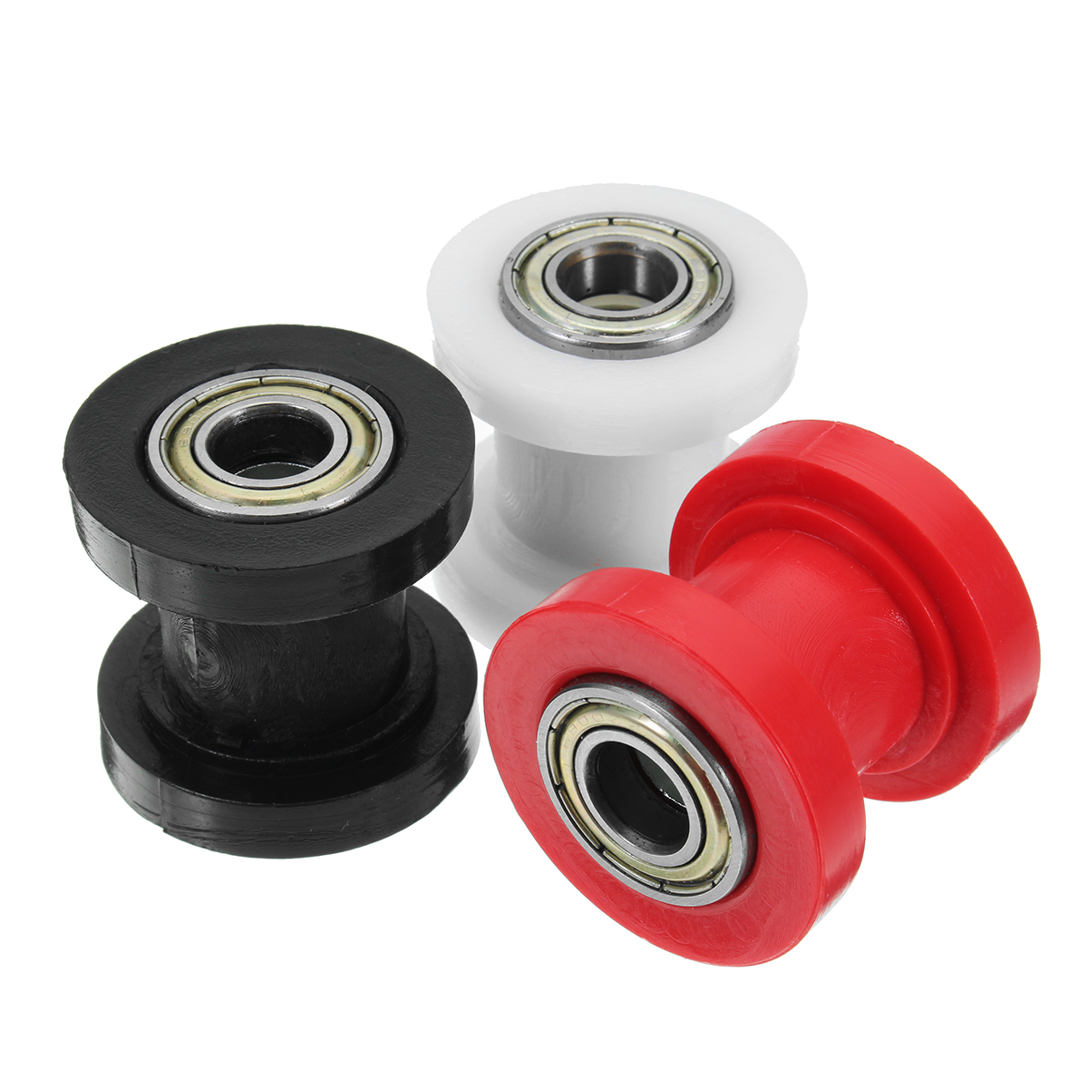 Guía de rueda tensora de rodillo de cadena de 10Mm para Pit Dirt Mini Bike motocicleta negro/rojo/blanco