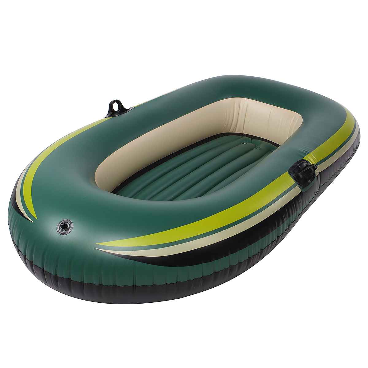 2 personas Bote inflable Río Lago Kayak Canoa Pesca Bote Engrosamiento PVC