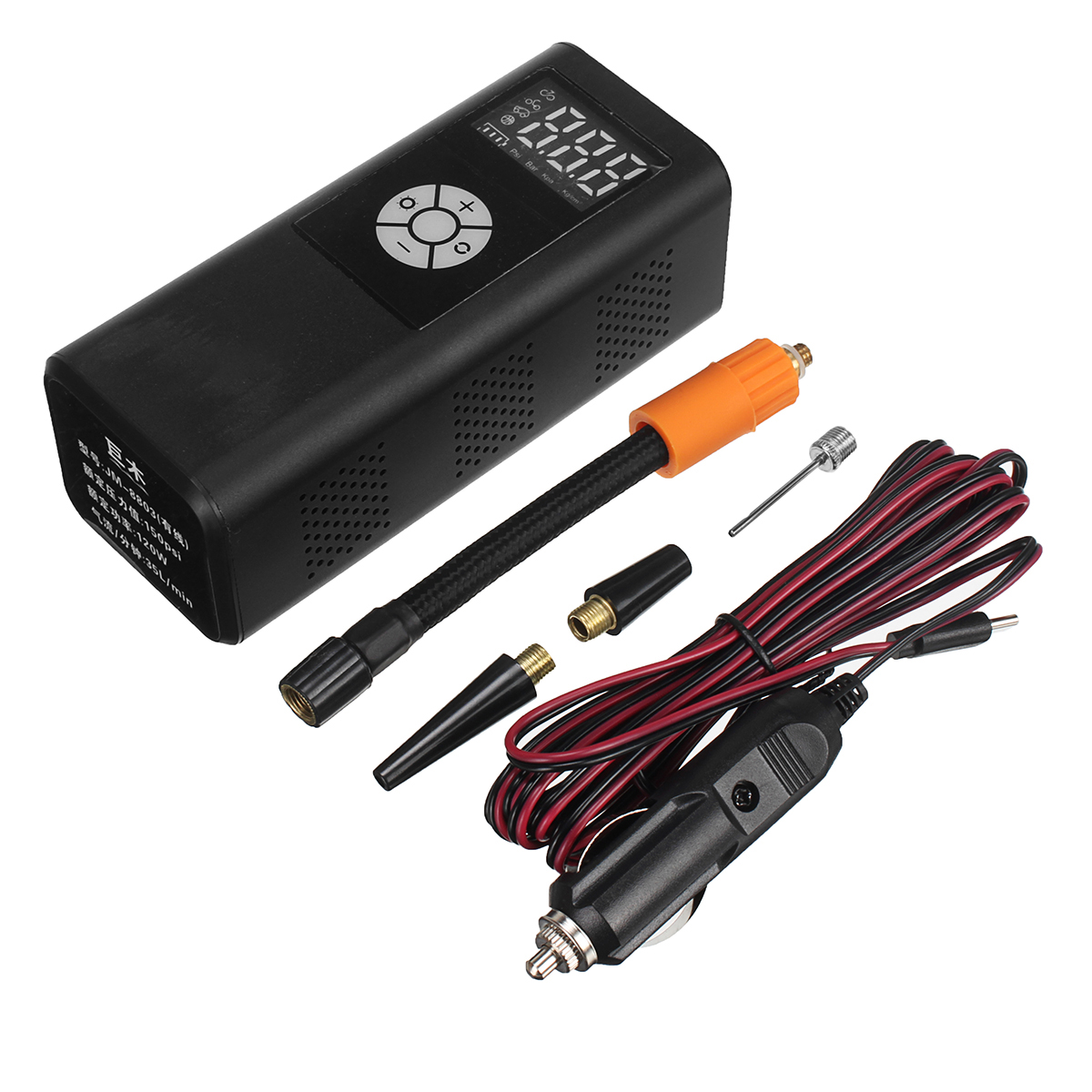 4000Mah 150PSI 120W 7.4V Wired Inflator Elektrische aufblasbare Pumpe Reifenluftpumpe mit Typ-C-Ladeanschluss