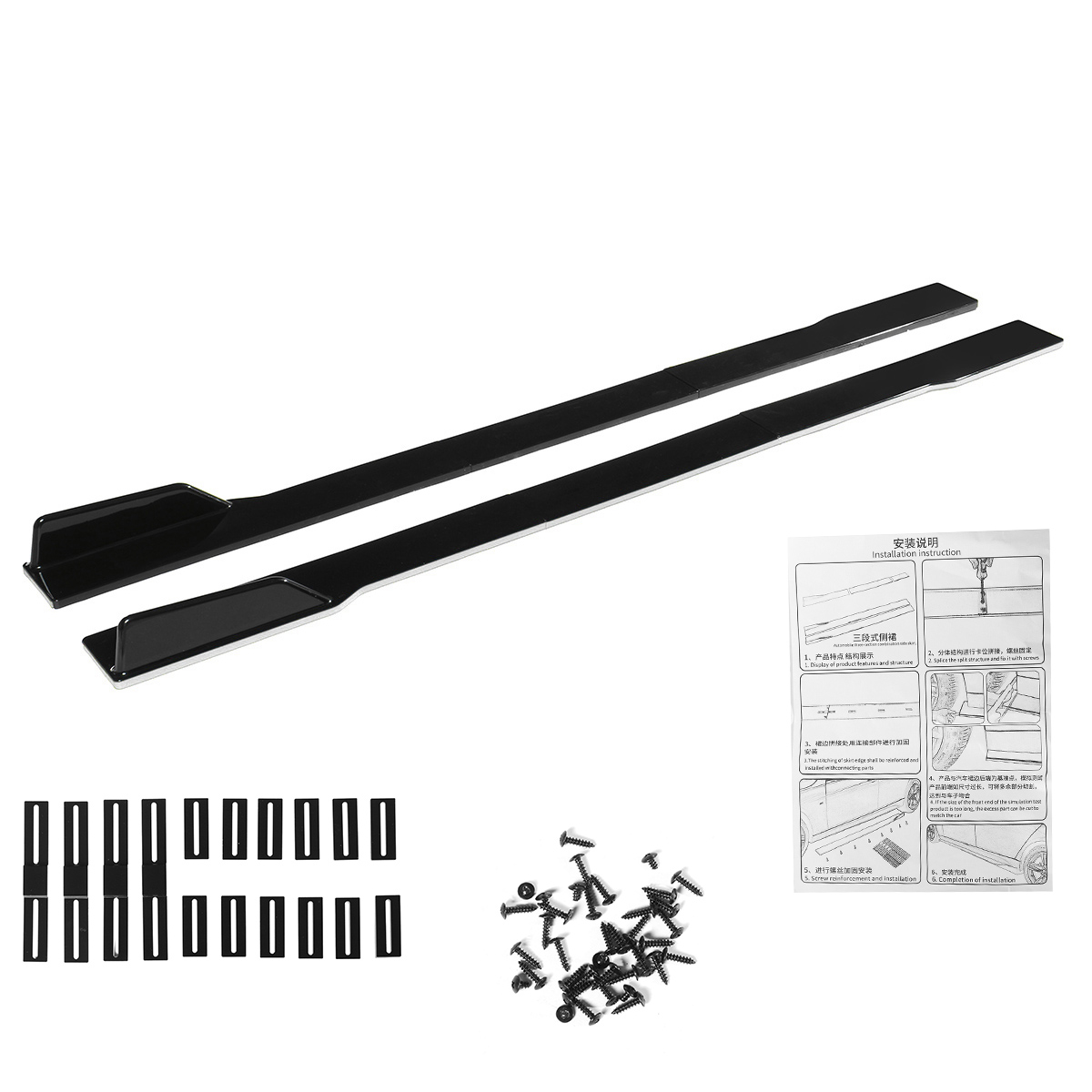 Panel basculante de extensiones de faldones laterales para Mazda 3 Axela 6 Atenza 3 5 6 CX3 CX5 CX4