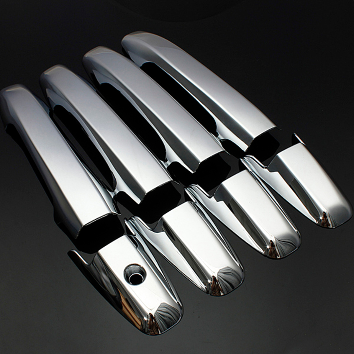 8PCS Chrome External Door Handle Cover for Honda Civic 4DR Sedan 2006-2011