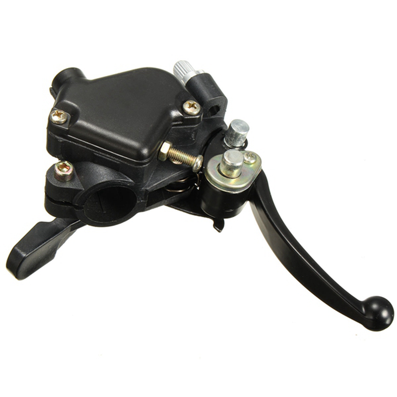 Acelerador de pulgar Palanca de freno de mano delantera doble para Mini Moto Quad Pit Dirt Bike ATV Lado izquierdo o derecho