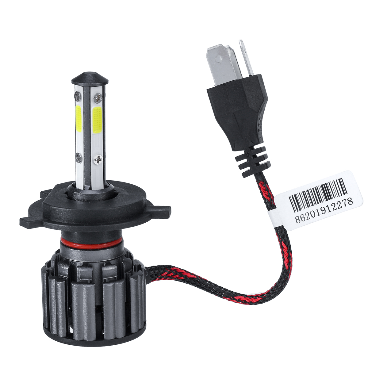 2 uds 40W 8000LM 6000K H4/H7/9005/9006/H11 bombillas LED para faros delanteros de haz alto y bajo brillante 4 lados 9-36V IP68