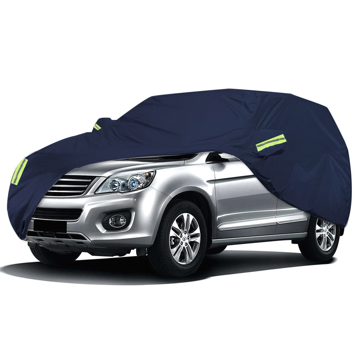 XL 5X2X1.85M 210T Single Layer Waterproof Full Car Cover Outdoor Dustproof Sunscreen Rain and Snow for SUV