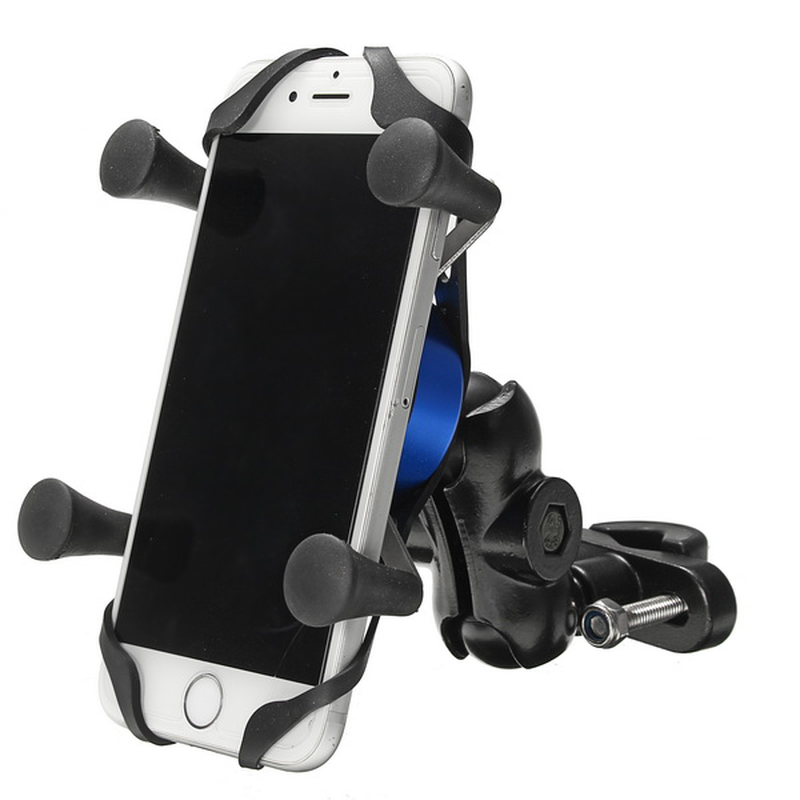 4-6 Zoll X-Typ Telefon GPS Aluminiumlegierung Halter Lenker Rückspiegel E-Scooter Motorrad Fahrrad
