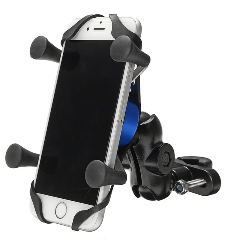 4-6 Inch X-Type Phone GPS Aluminum Alloy Holder Handlebar Rear View Mirror E-Scooters Motorcycle Bike