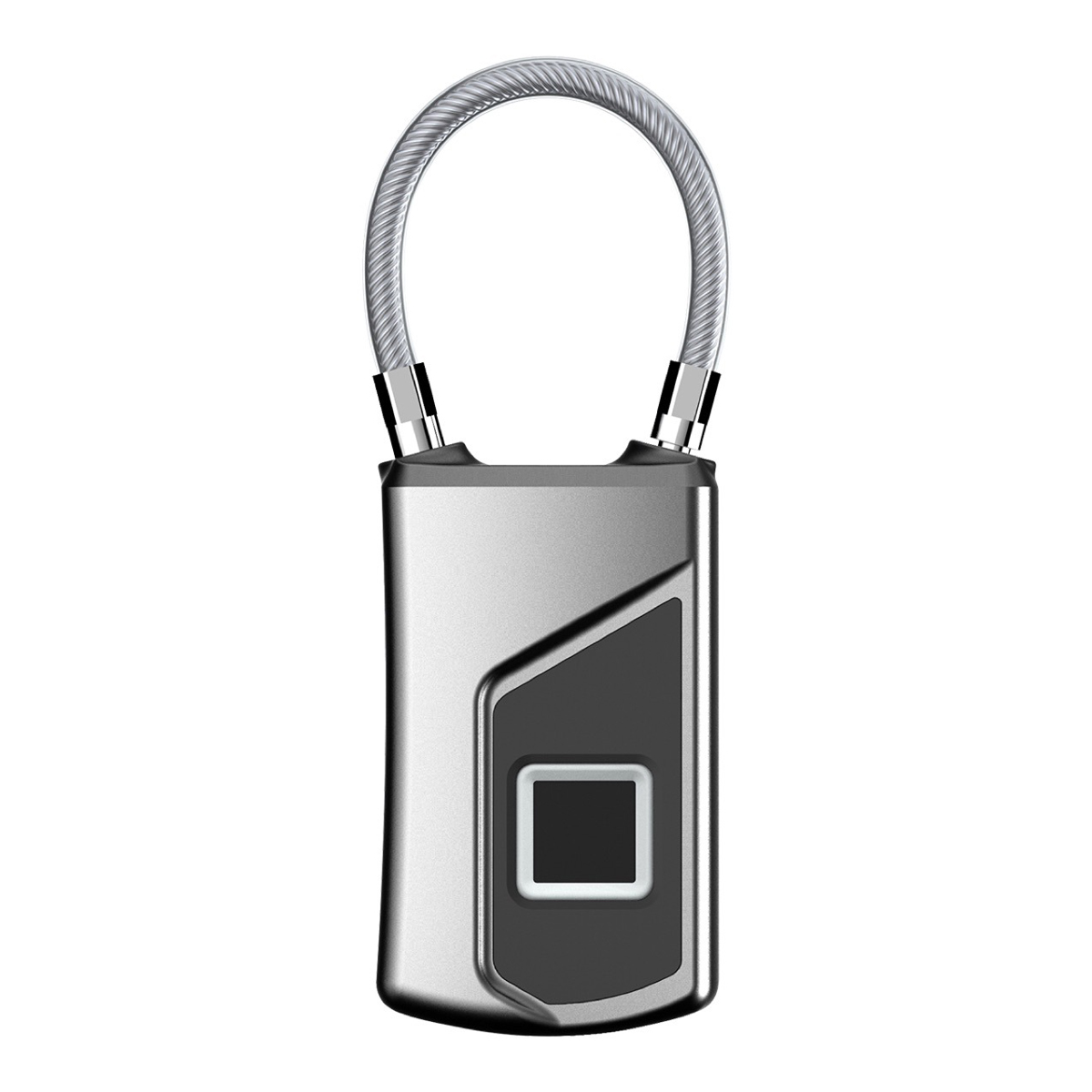 Anytek L1 Wasserdichtes intelligentes Fingerabdruck-Vorhängeschloss Keyless Door Lock USB Charge Anti-Diebstahl