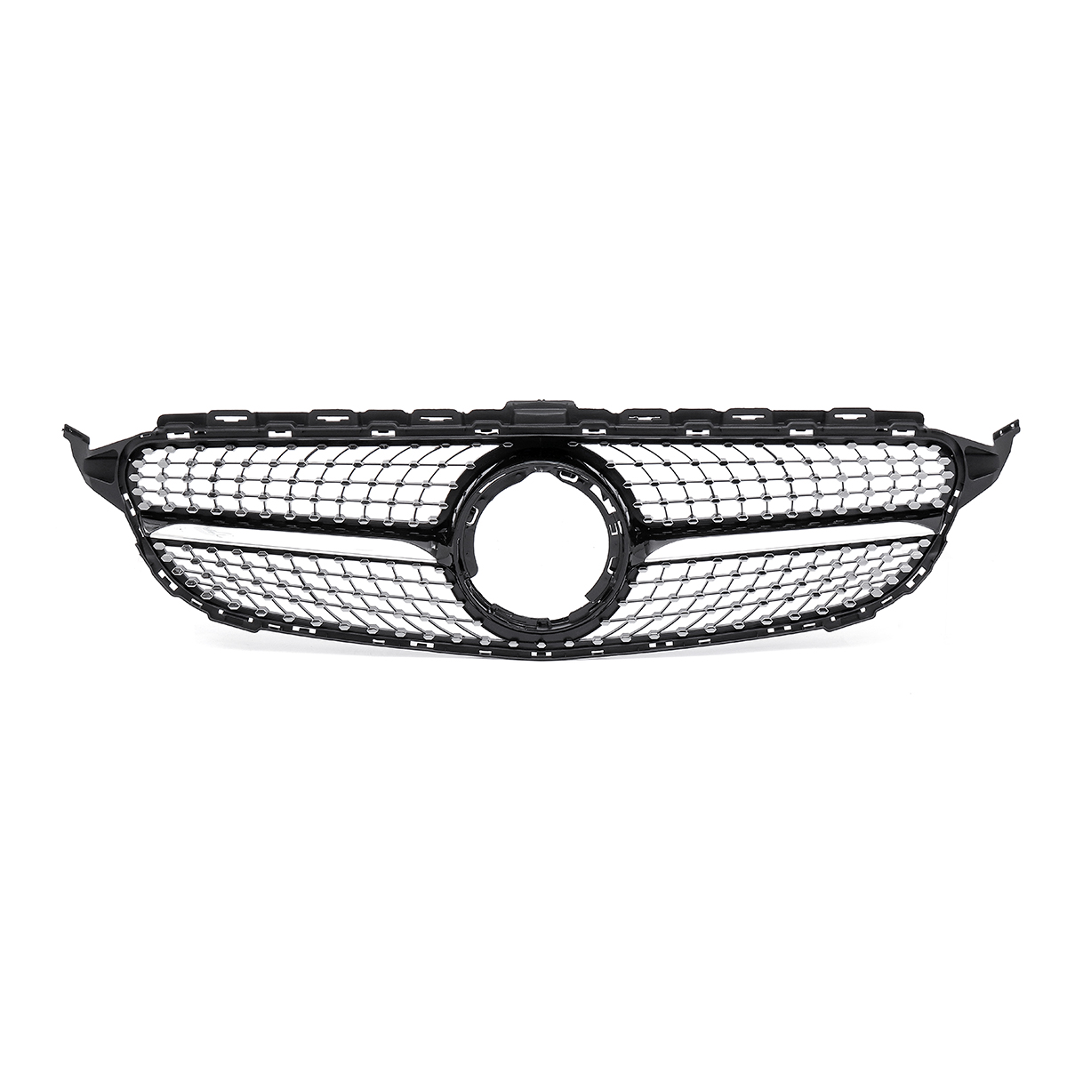 Car Front Diamond Style Grille Mesh für Mercedes neue C-Klasse W205 C200 C300 C250 2019