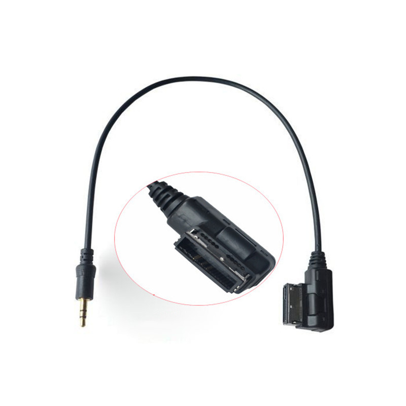 Cable de música de interfaz AUX de audio para coche con cable de reproducción de teléfono móvil de 3,5 mm para Benz