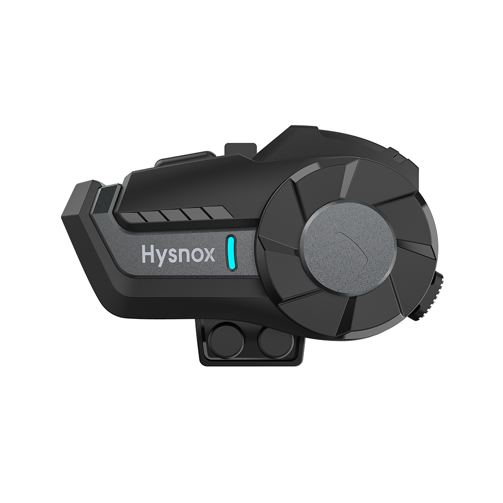 Hysnox 1000M Helm-Gegensprechanlage Universelle Kopplung Mehrsprachiges Motorrad-Headset Bluetooth-Lautsprecher Wasserdichtes drahtloses FM-Radio HY01S