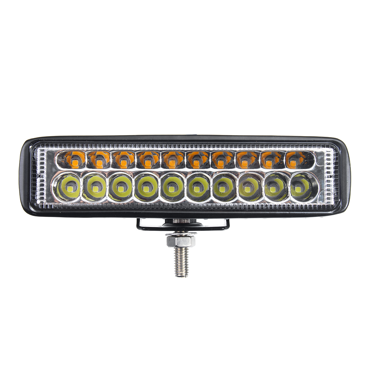 6 pulgadas, 80 W, 20 LED, 12 V, luz de trabajo, haz de inundación, conducción, faros antiniebla, lámpara, barra, motocicleta, coche, SUV, todoterreno