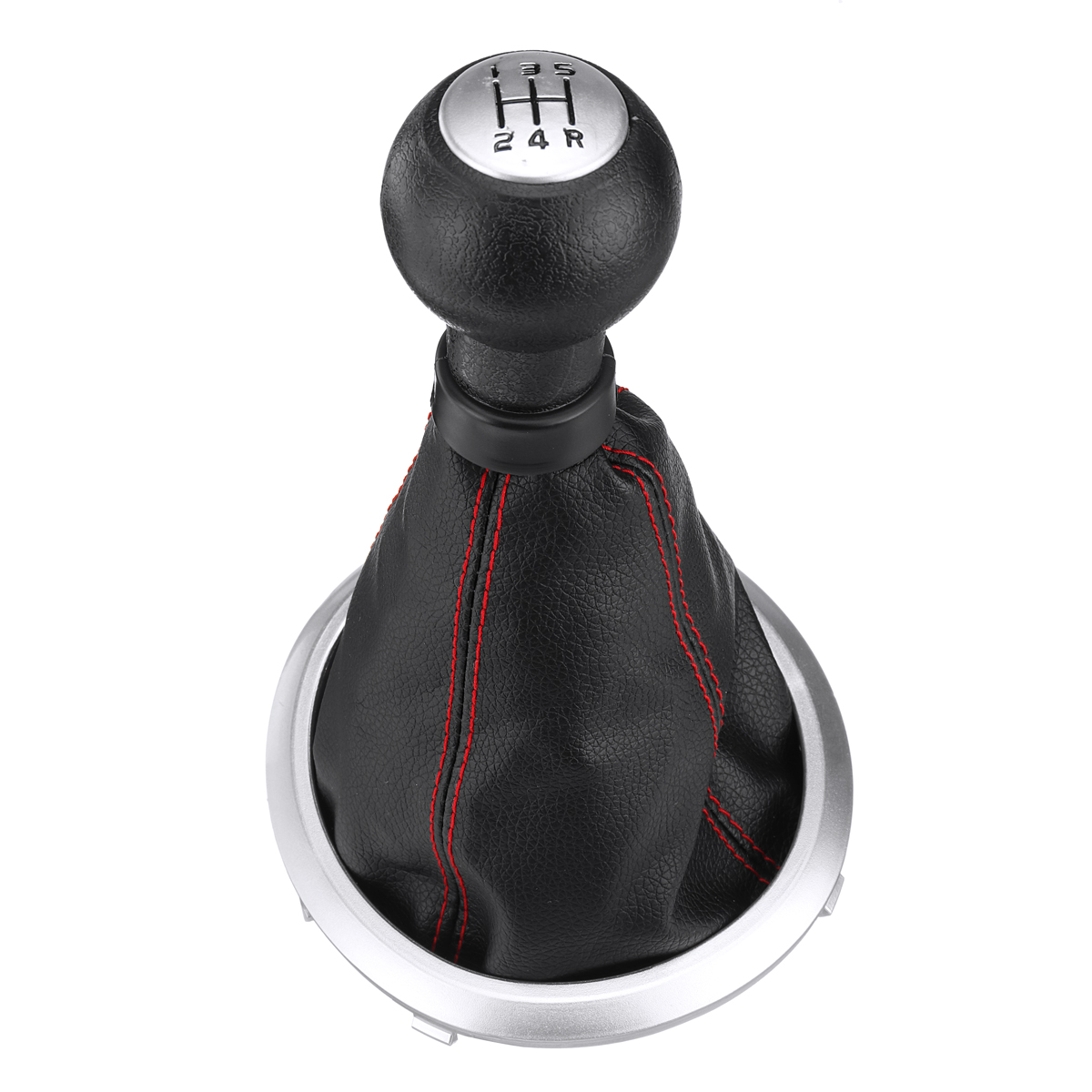 5 Speed Gear Stick Shift Knob + RED Dust Cover Shifter for Suzuki Swift SX4 ALTO