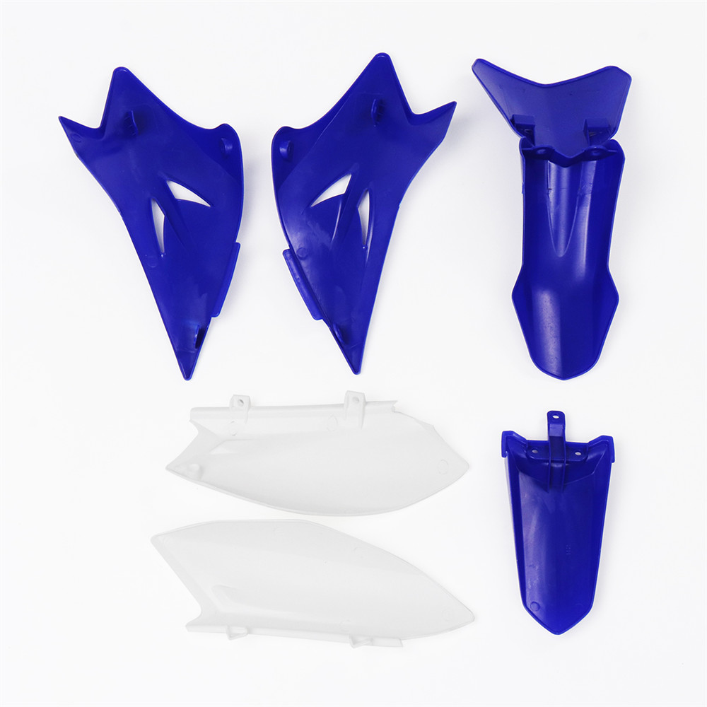 Motorrad-Kotflügelverkleidungs-Kits, blau, Dirt/Pit/Bike für Yamaha TTR50 2006-18