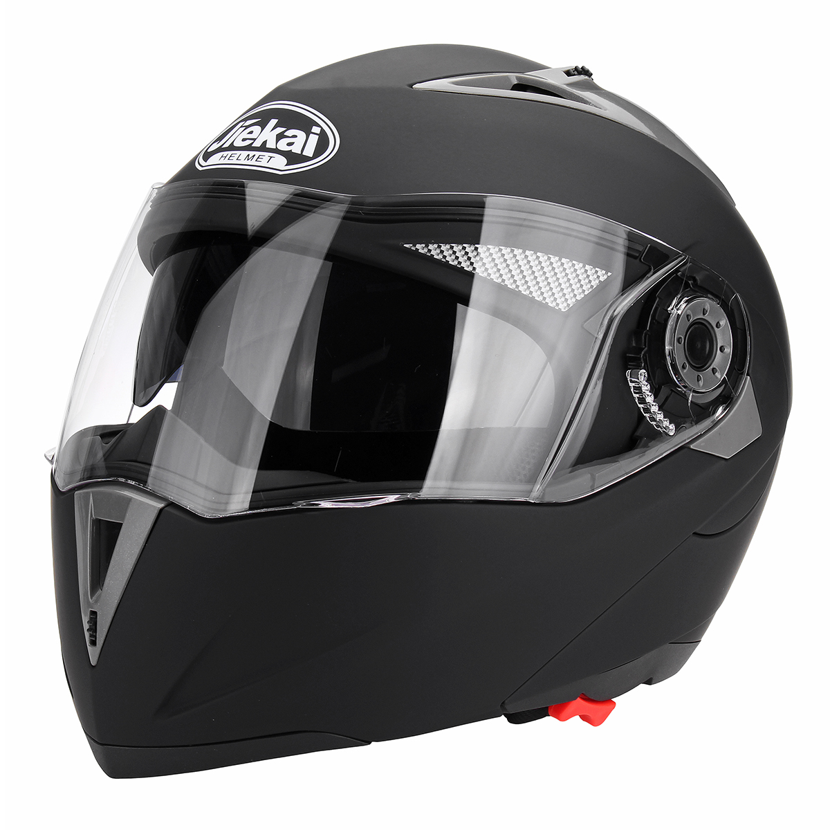 Casco de cara abierta para motocicleta con visera doble abatible hacia arriba para adultos Motocross de cara completa M/L/XL