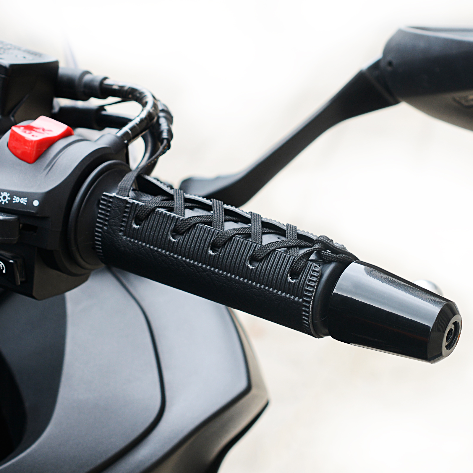 5V USB Elektrisch beheizte Lenkergriffabdeckung Wasserdichte Handwärmer Winter Motorrad Motorrad