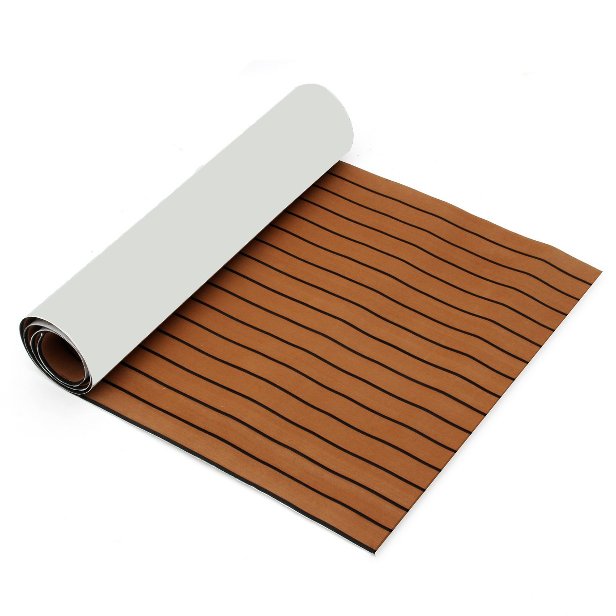 2700X900X6Mm Pisos marinos adhesivos Espuma EVA Barco Faux Teak Decking Yacht Carpet Sheet