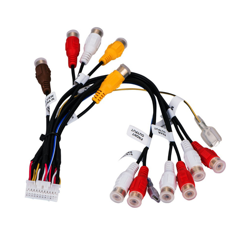 Arnés RCA de 6 pulgadas AVIC-F900BT y AVIC-F90BT Cables estéreo para automóvil con salida RCA