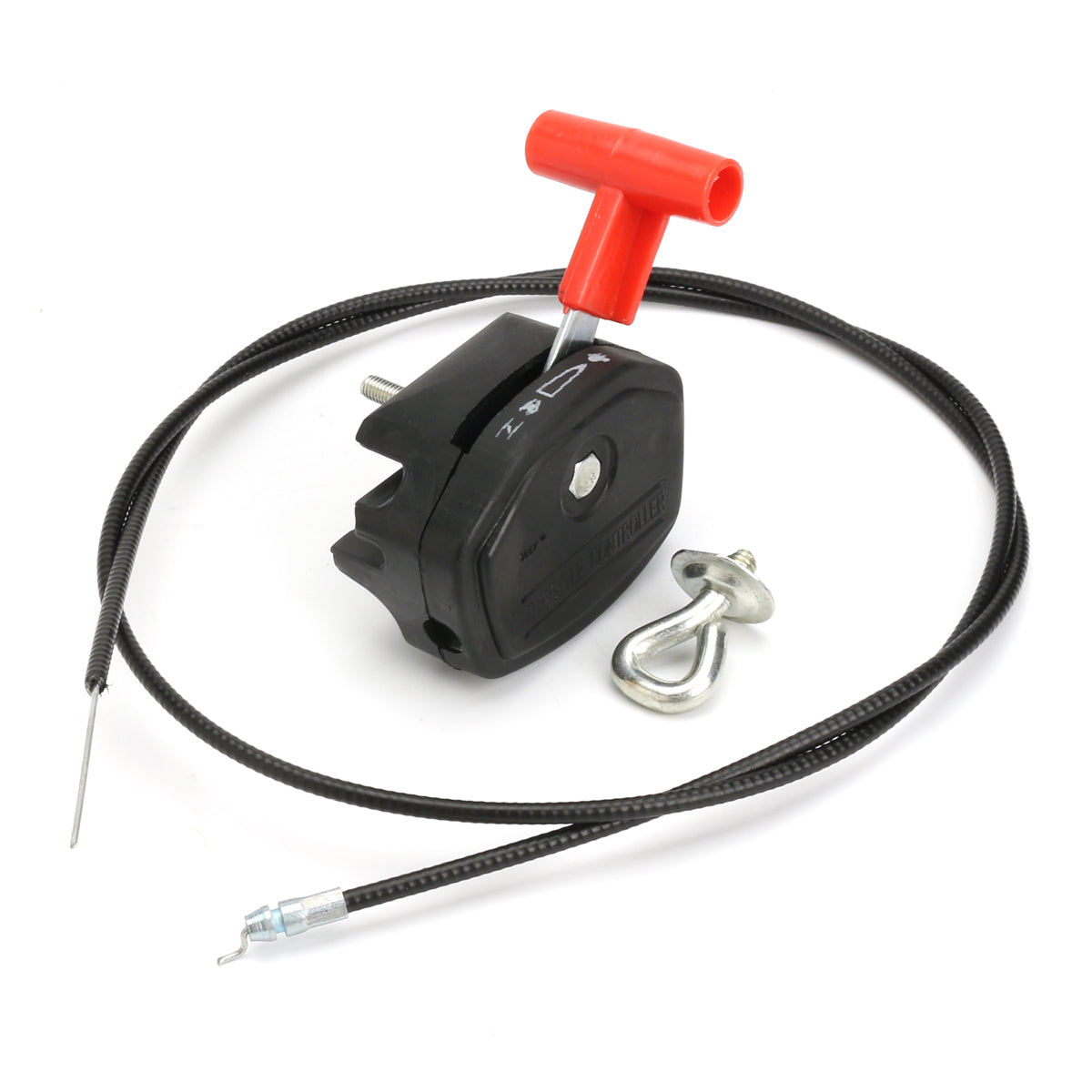 Dark Slate Gray Universal 142cm 56inch Throttle Cable & Choke Lever For Lawnmower Lawn Mower