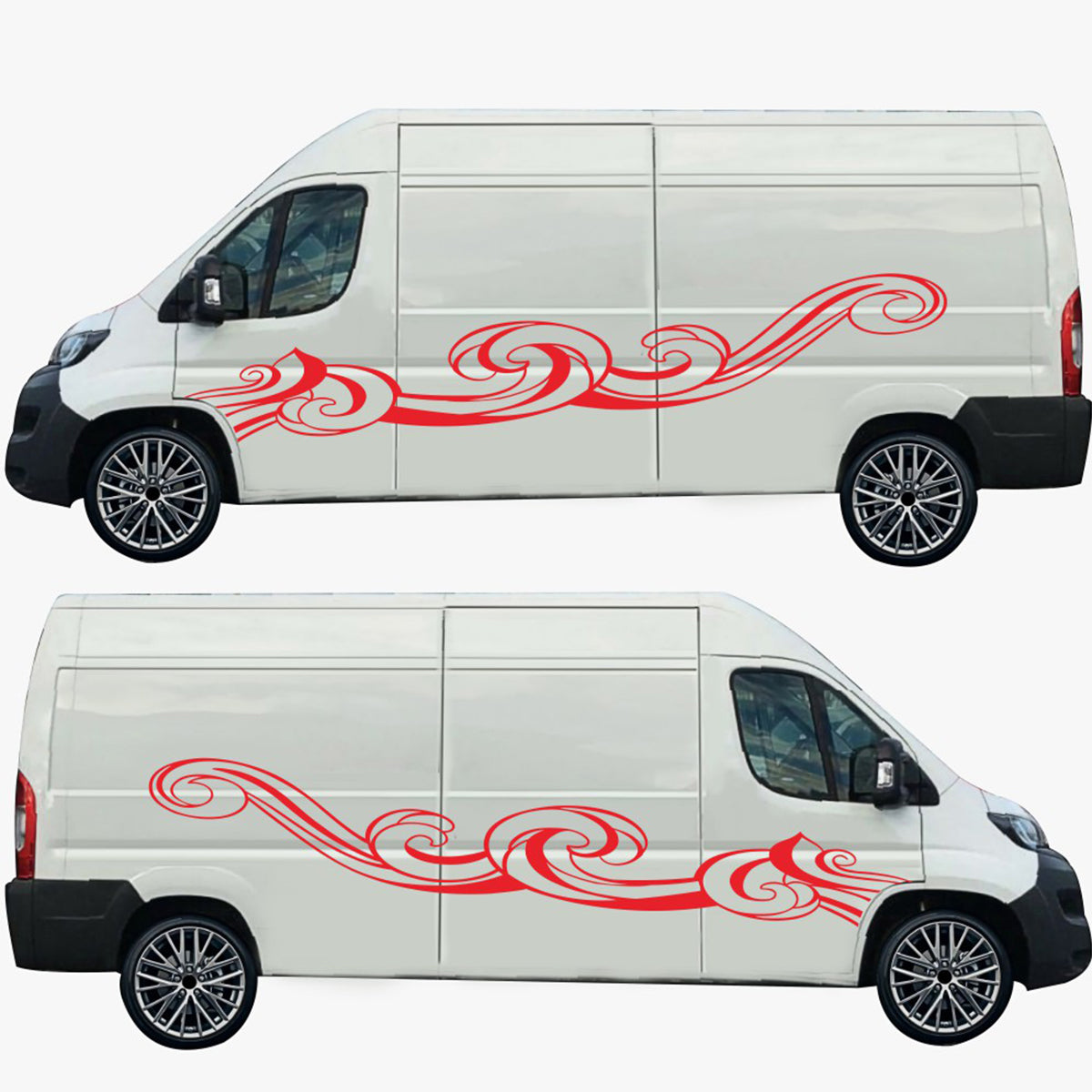Light Gray Motorhome Graphics Stickers For Car Camper Van Motorhome Caravan