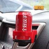 Firebrick Car Drink Beverage Outlet Cup Stand Sliver Blue Red Black for 7CM Cans