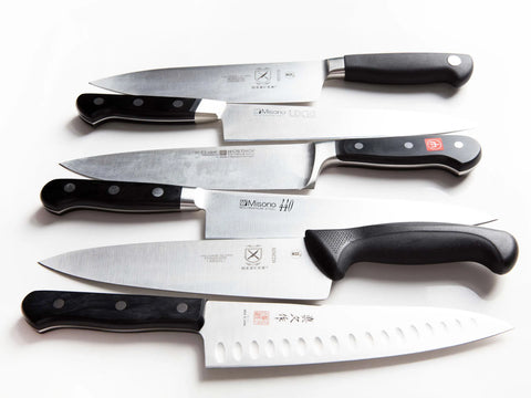 What knives do professional chefs use?