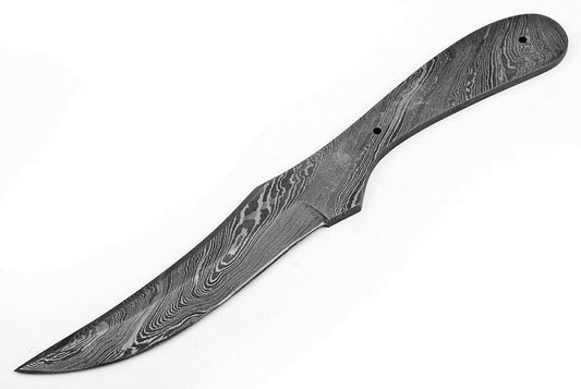 Handmade Damascus Steel Rat Tail Blank Blade for Knife Making