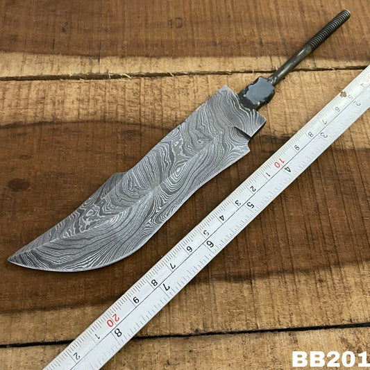 Custom Handmade Damascus Steel Blank Blade for Knife Making Supply (B –  SHARD BLADE