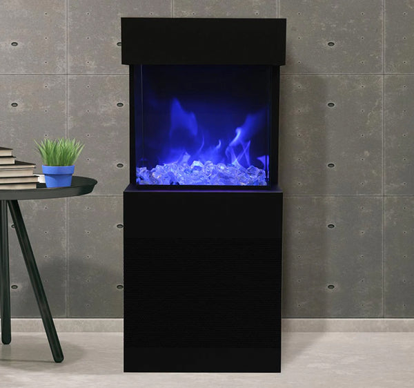 Portable electric fireplace stove.