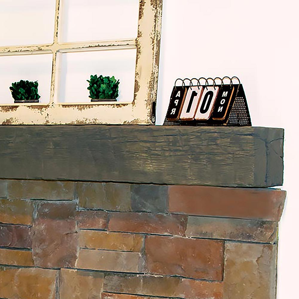 Hand Finished 60-in Cast Stone Mantel Shelf - Alabaster