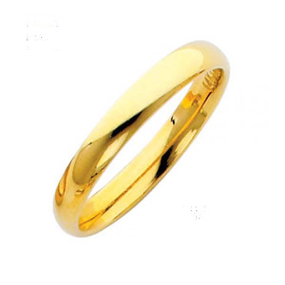 14k Yellow Gold Comfort Fit Band - Traditional