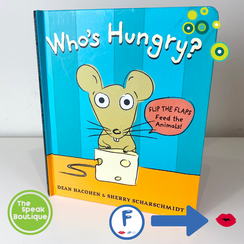 The Speak Boutique Top Ten Books For Practicing F Sound Who's Hungry? Book