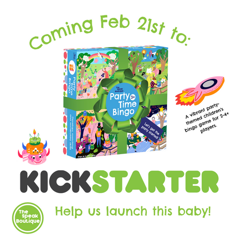 Party time Bingo Coming to Kickstarter February 21st 2023