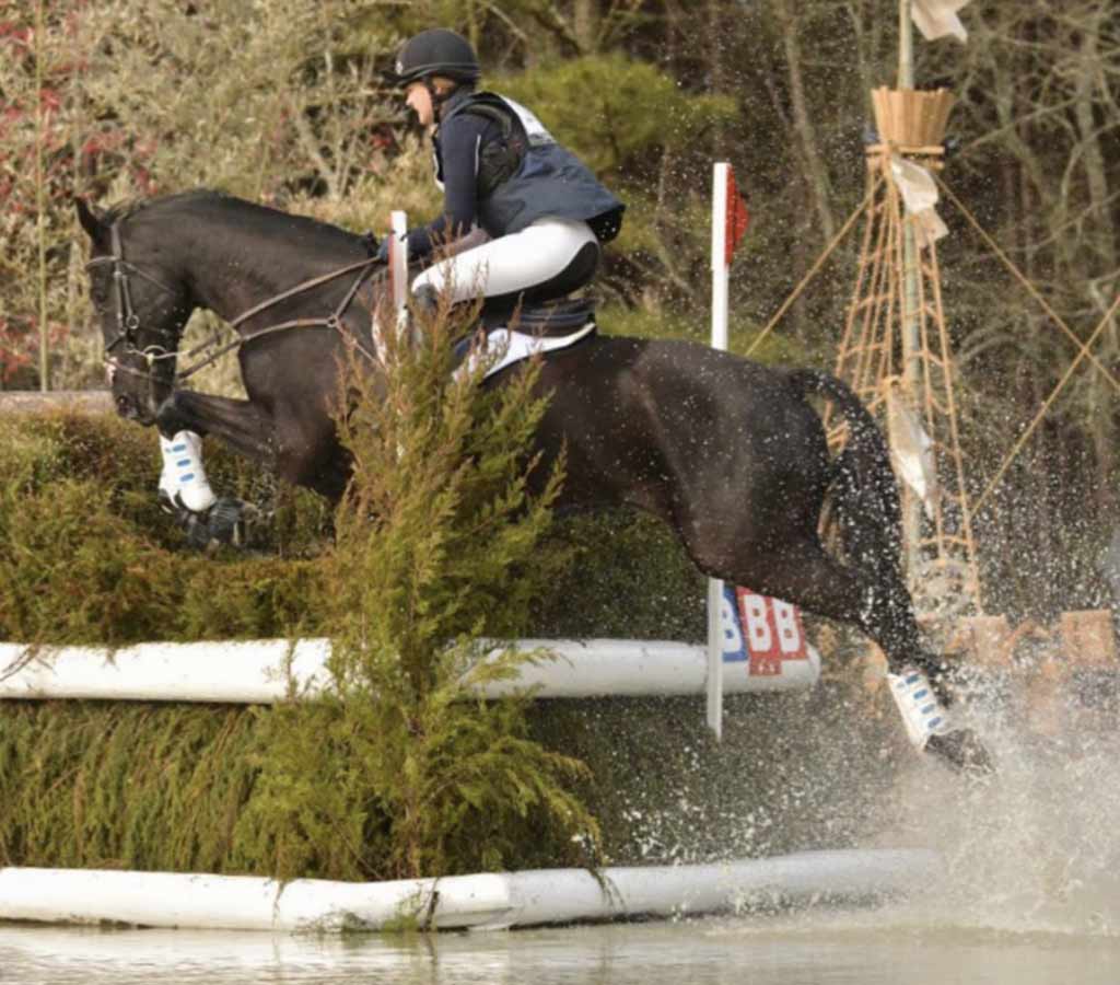 Mia Riding Cross Country