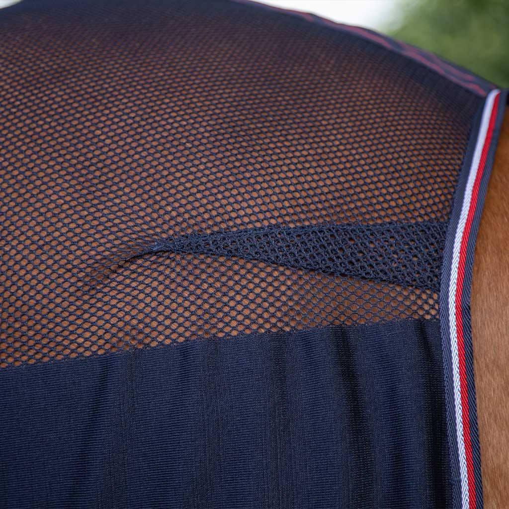 Horse Cooler Rug Mesh Fabric Close Up