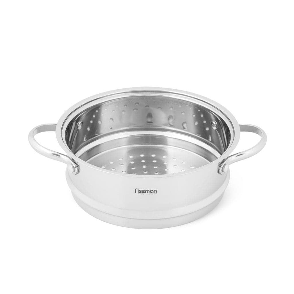 Steamer Insert 20 X 8 Cm With Two Side Handles Stainless Steel