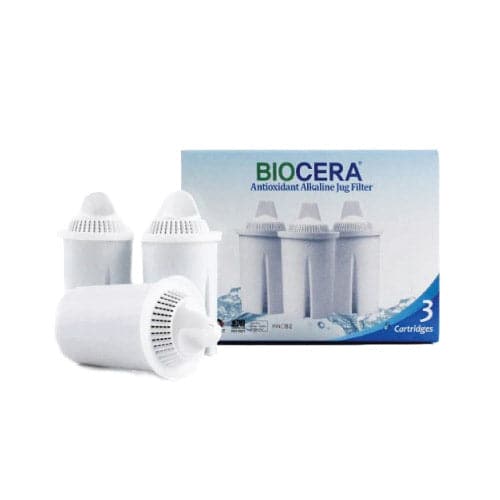 Biocera Antioxidant Alkaline Water Jug Filter Set 3 Pcs -set