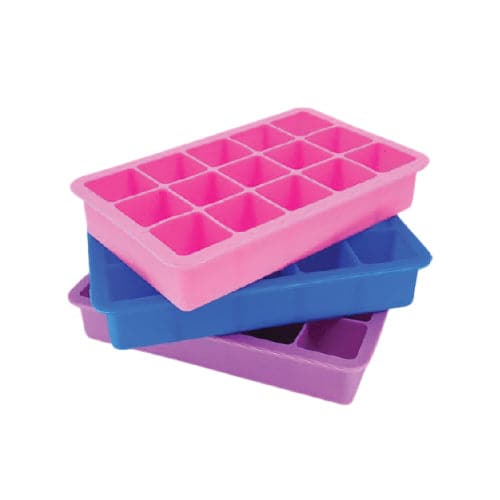 Mini Ice Cube Trays with Lid - Small Ice Cube Trays for Freezer,Ice Trays  for Freezer Silicone,Small Square Ice Cube Mold,Tiny Little Ice Cube Trays  for Iced Coffee,Baby Food,BPA Free,Easy to Remove 