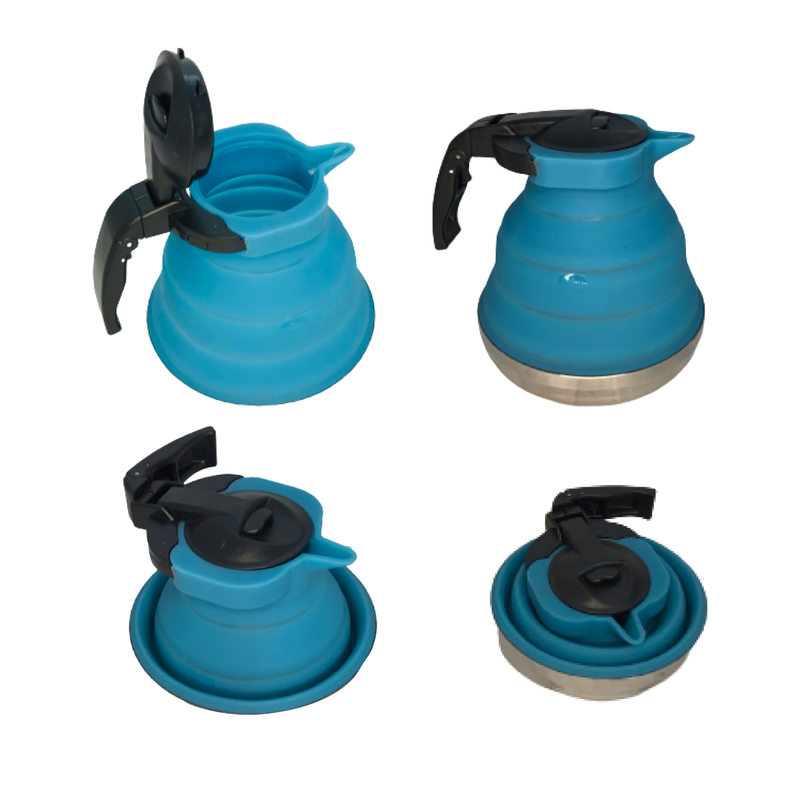 Silicone Collapsible Foldable Kettle for Outdoor Travel Picnic