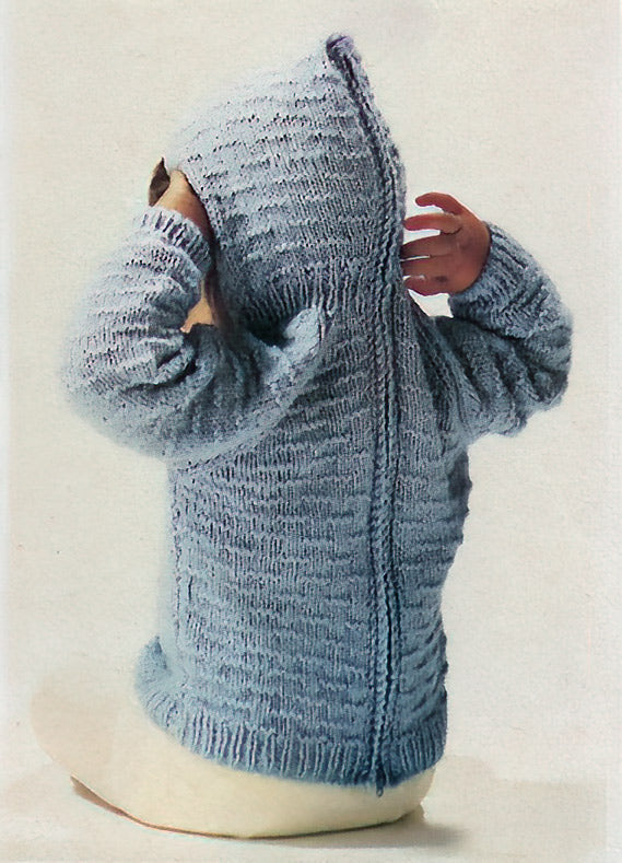 Crochet baby store sweater with hood