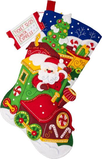 Christmas Nativity Felt Stocking Kit – Mary Maxim